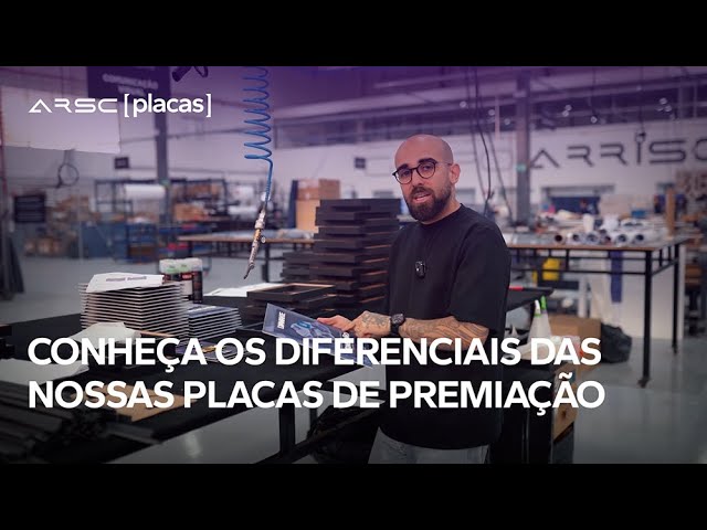 Conheça os diferenciais das nossas placas de premiação